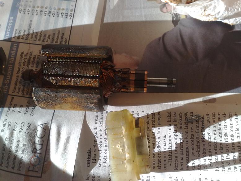 Tältä näyttää puretttu moottori &amp;quot;tuoreeltaan&amp;quot;