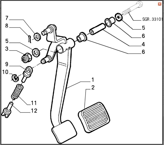 Alfa 166 V6 Kytkinpoljin..jpg
