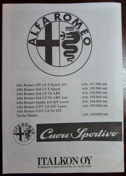 Italkon mainos Entusiasti 2/1995